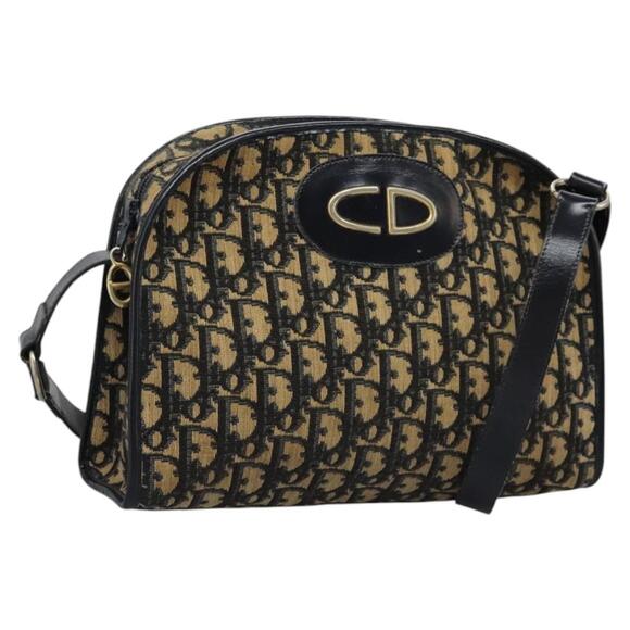 DIOR Trotter Canvas Shoulder Bag Navy - Picture 1 of 16